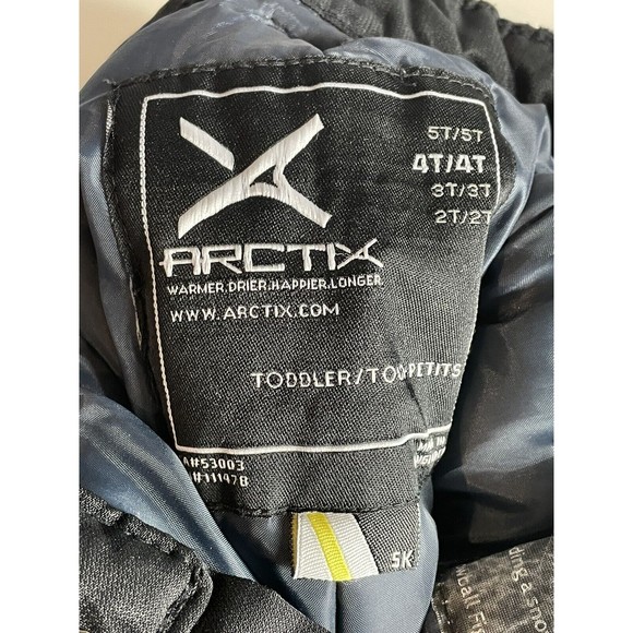 Arctix‎  a6 Black Snow Pants Size 4T - Picture 15 of 16